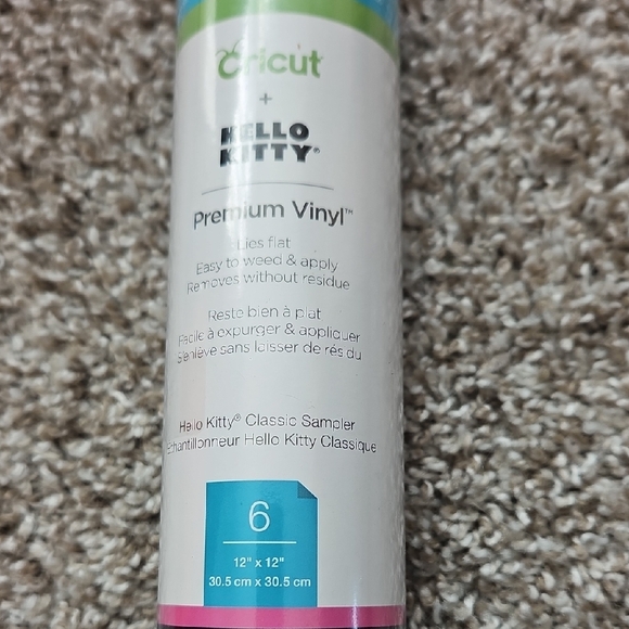 Cricut Hello Kitty Premium Removable Red Vinyl Roll - Picture 2 of 5
